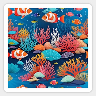 Whimsical Underwater Design Magnet